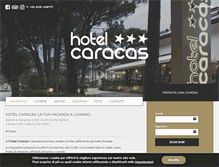 Tablet Screenshot of hotel-caracas-lignano.it